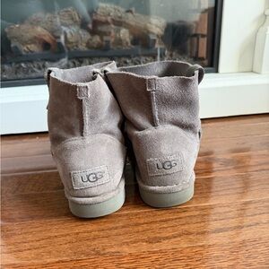 Ugg Classic Unlined Mini Boots Charcoal Gray Size 8